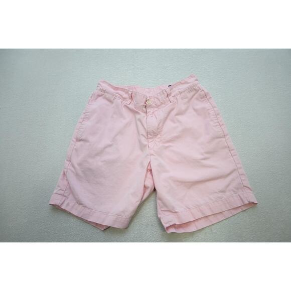 Vineyard Vines Club Golf Khaki Shorts Whale Pink Flat Athetic Mens Sz 28 - Picture 2 of 7